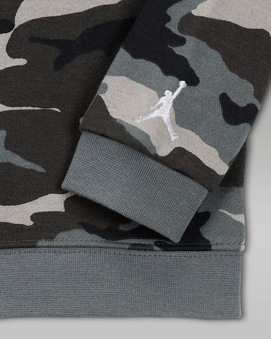 Jordan MVP Baby 12 24M 2 Piece Camo Fleece Pullover Hoodie Set